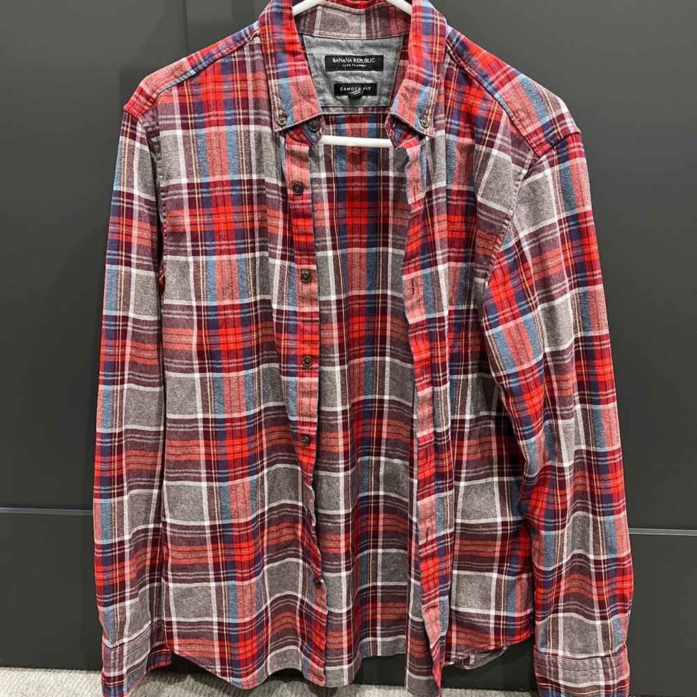 Men’s Banana Republic long sleeve flannel